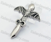 Demon Wings Cross Pendant KJP100012