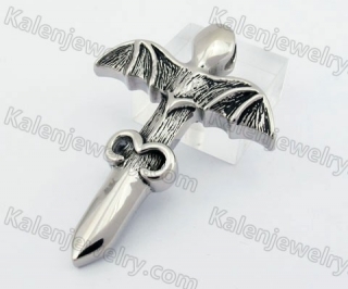 Demon Wings Cross Pendant KJP100012