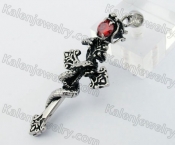 Ruby Dragon Pendant KJP100037