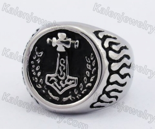 Flames Thor Hammer Ring KJR330151