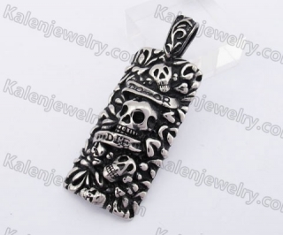 Skull Pillars Pendant KJP350155