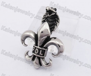 Fleur De Lis Cobra Pendant KJP350201