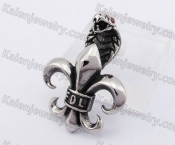 Fleur De Lis Red Eyes Cobra Pendant KJP350202