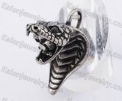 Black Stone Cobra Pendant KJP350204