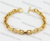 Gold Stainless Steel Bracelet KJB200212