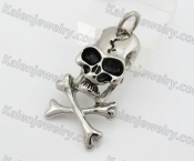 Stainless Steel Skull Pendant KJP600005