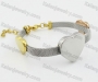 Tri-color Stainless Steel Heart Bracelet KJB680052<b style='color:red'> (Unavailable Item, Please remove it)</b>