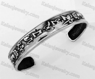 Stainless Steel Biker Bangle KJB350095