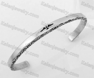 Stainless Steel Biker Bangle KJB350098