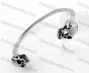 Stainless Steel Skull Bangle KJB350120