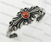 Stainless Steel Red Zircon Bangle KJB350140