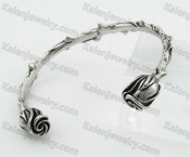 Stainless Steel Rose Bangle KJB350080