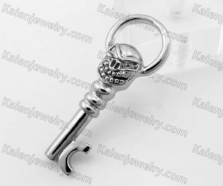 Stainless Steel Skull Key Pendant KJP330134