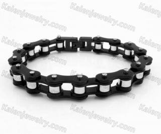 11mm Wide 220mm Long Biker Chain Bracelet KJB360007