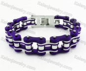 18 Wide 225mm Long Biker Chain Bracelet KJB360011