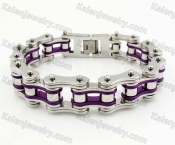 18 Wide 225mm Long Biker Chain Bracelet KJB360014