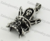 Stainless Steel Skull Pendant KJP170627