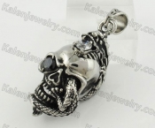 Stainless Steel Skull Pendant KJP170657