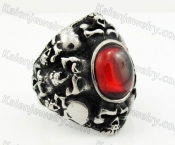 Stainless Steel Skull Ring KJR350309