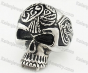 Stainless Steel Skull Ring KJR680010