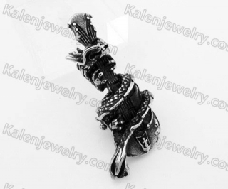Stainless Steel Dragon and Guitar Pendant KJP350222