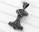 Stainless Steel Thors Hammer Pendant KJP350224