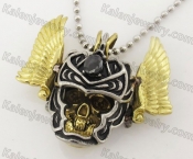 Stainless Steel Combo Skull Pendant KJP350246