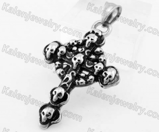 Stainless Steel Skull Pendant KJP170720