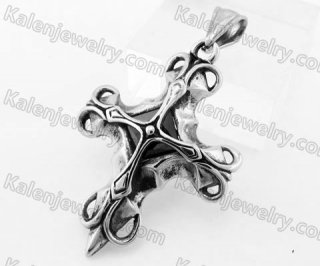 Vintage Stainless Steel Cross Pendant KJP170734