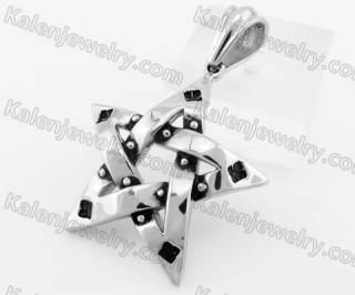 Stainless Steel Star Pendant KJP170742