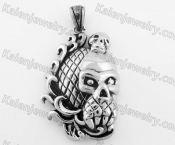 Stainless Steel Skull Pendant KJP170744