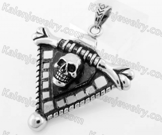 Stainless Steel Skull Pendant KJP170747