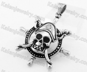 Stainless Steel Skull Pendant KJP170754