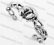 Stainless Steel Wolf Bangle KJB170295