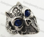 Stainless Steel Blue Eyes Skull Ring KJR090368<b style='color:red'> (Unavailable Item, Please remove it)</b>