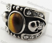 Stainless Steel Skull Ring KJR090399