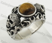 Stainless Steel Skull Ring KJR090407