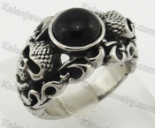 Stainless Steel Skull Ring KJR090408