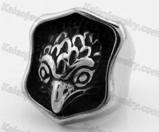 Stainless Steel Eagle Ring KJR370601