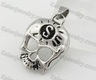 Stainless Steel Skull Pendant KJP330160