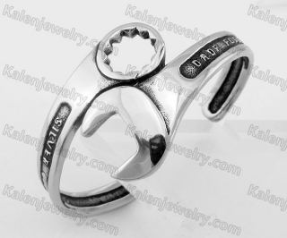 Stainless Steel Wrench Bangle KJB350148