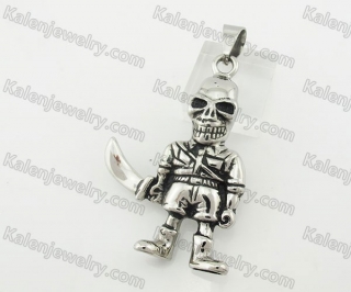 Stainless Steel Skull Pendant KJP170773