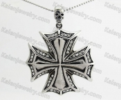 Stainless Steel Iron Cross Pendant KJP560026