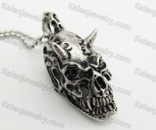 Stainless Steel Skull Pendant KJP560031