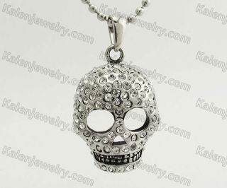 Stainless Steel Skull Pendant KJP570079