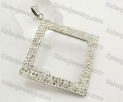 Stainless Steel Overlay Stones Pendant KJP051408