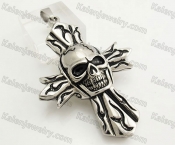 Stainless Steel Skull Pendant KJP051453