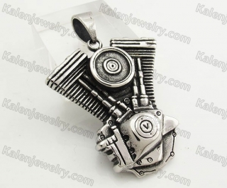 Stainless Steel Motorcycle Engine Pendant KJP350260
