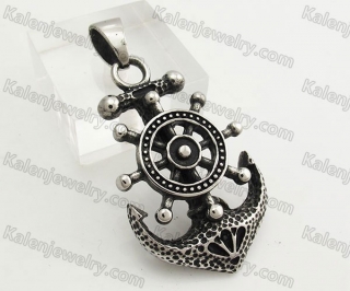 Stainless Steel Anchor Pendant KJP350261