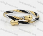 Stainless Steel Wire Cable Bangle KJB850027